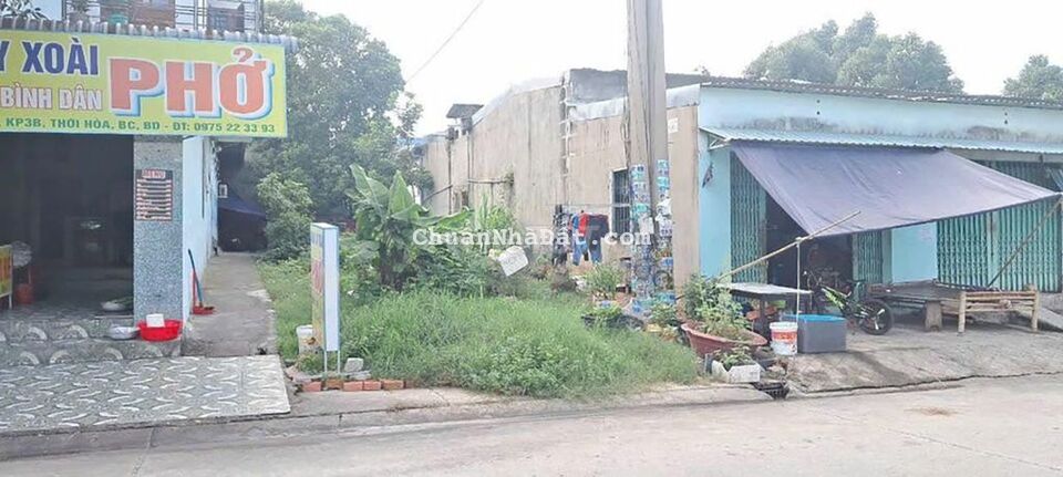 150m2 kế lô góc ngay Mỹ Phước 3 giá ngộp 750tr, ngộp nặng TL mạnh