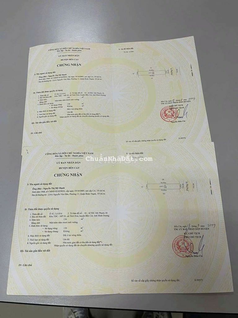 Gấp tiền bán rẻ lô đất mặt tiền đường DH8Mỹ Phước3,Bến Cát,Bình Dương