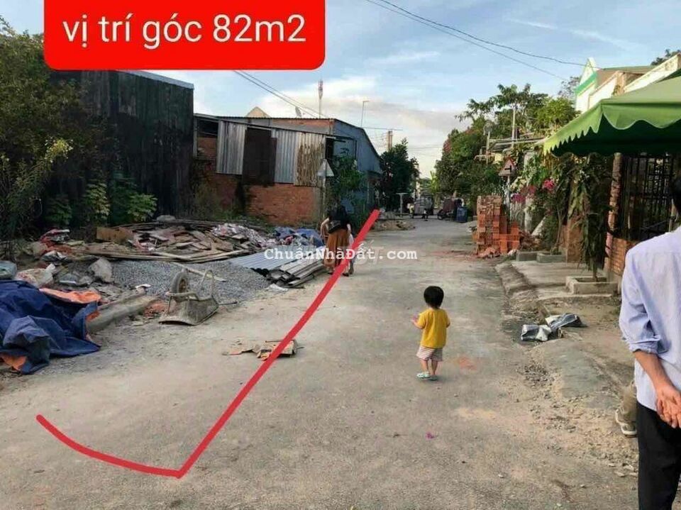 Lô Góc 2 Mặt Tiền 82,5m2 full thổ cư Mỹ Phước Bến Cát chỉ 900tr