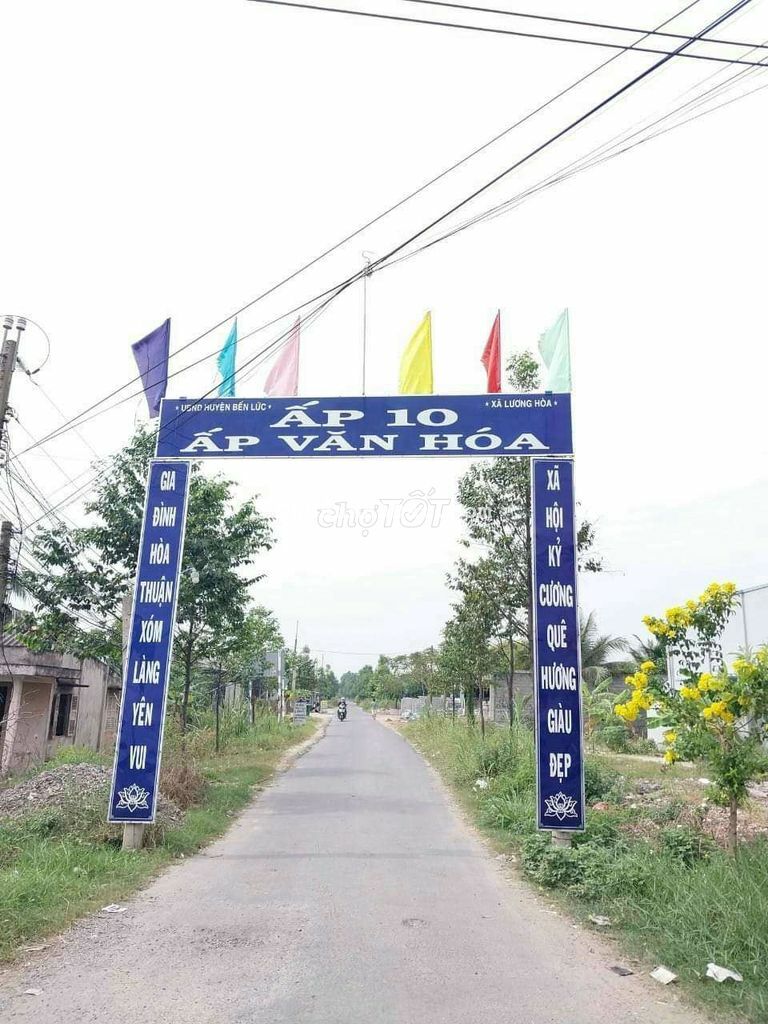 MẶT TIỀN ẤP 10 LƯƠNG HOÀ ĐẤT 7X30 CÓ 210m2 THỔ CƯ