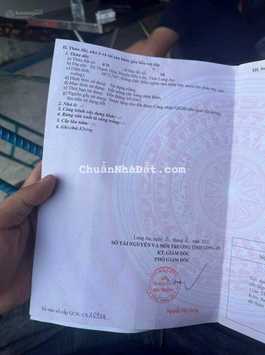 Bán đất tặng vườn mai khu vực phát triển mạnh mua đầu tư lợi nhuận nhanh