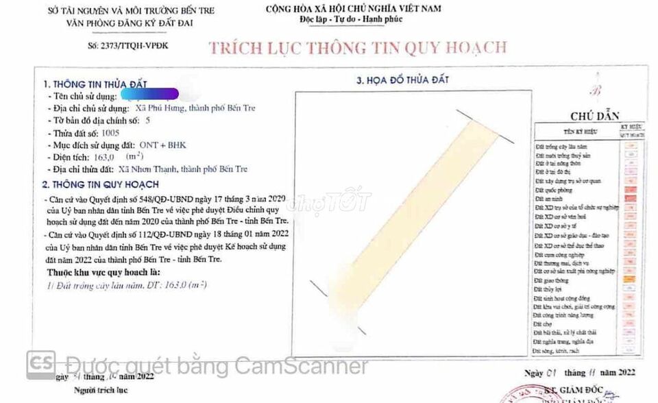 Bán nền mặt tiền đường 19/5 có 100m2 thổ cư Nhơn Thạnh, TP Bến Tre