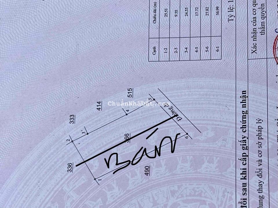 Bán 560m2 đất vườn Nhơn Thạnh, TP Bến Tre