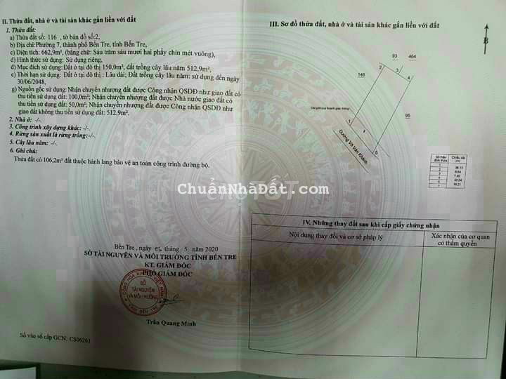 MẶT TIỀN VÕ VĂN KHÁNH 21Mx36M DÀI CÓ 150M THỔ