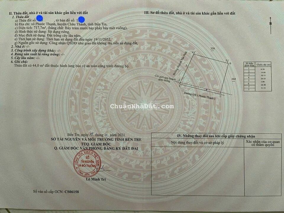 MẶT TIỀN HUỲNH TẤN PHÁT 25M X31M CÓ 300M THỔ CƯ