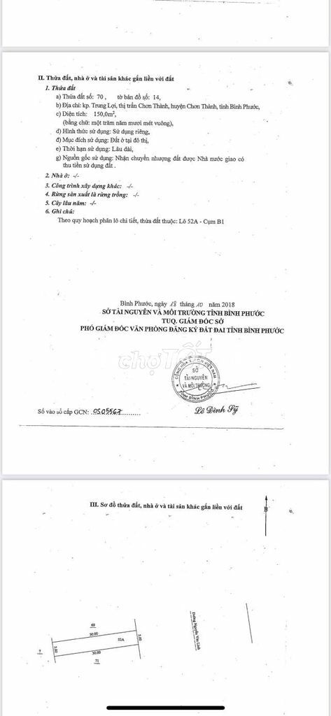 Lô đường Nguyễn Văn Linh full thổ cư chỉ 1ty550 sổ sẵn vị trí đẹp y hi