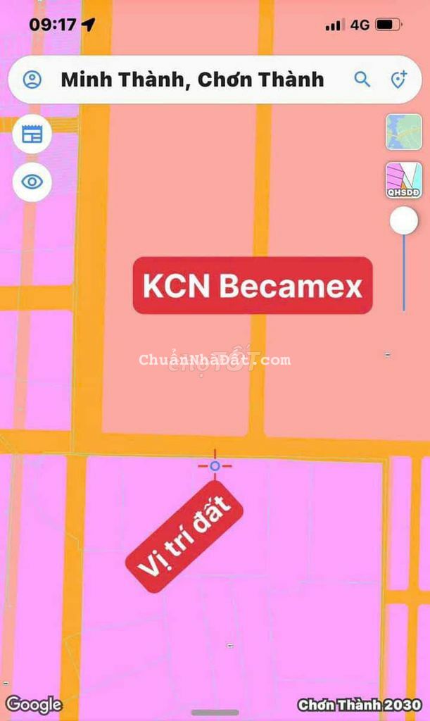 Chỉ 650tr ac ơi 5*50tc100m² lô đất full hồng đối diện là Becamex