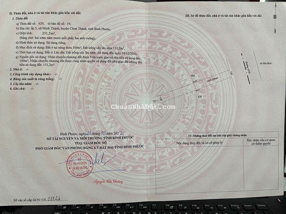 sang nhượng gấp lô 2 mặt tiền đường 40 kinh doanh ngay 251m chỉ 1,2ty