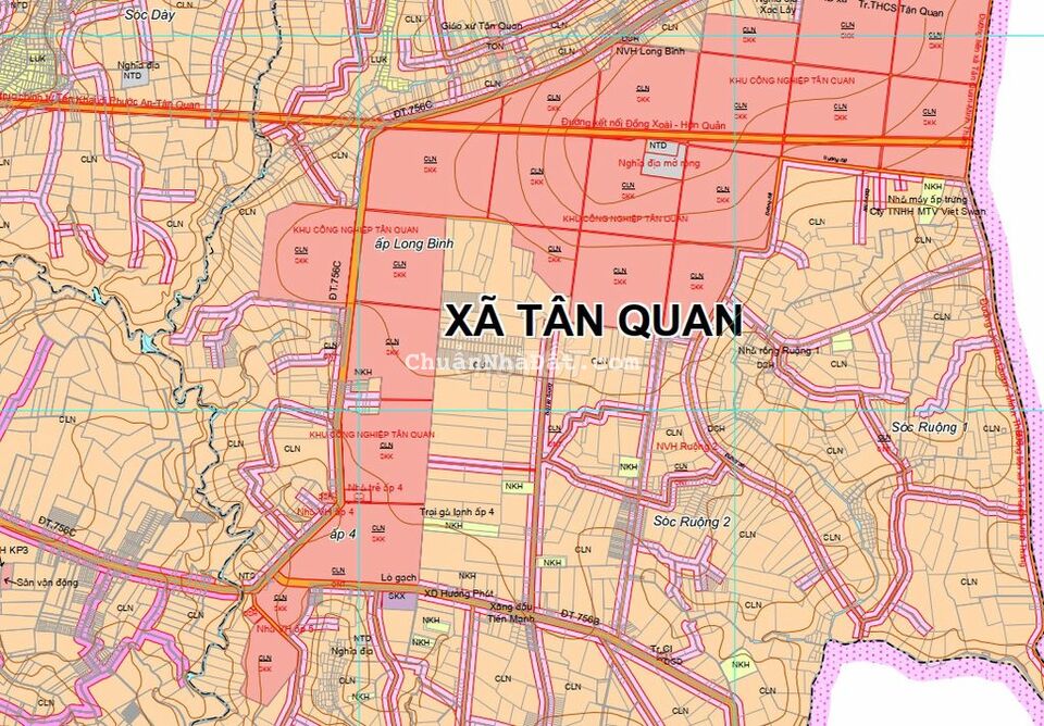 Bán 400m2 mặt tiền đường nhựa 32m giá 310 triệu KCN Becamex Chơn Thành