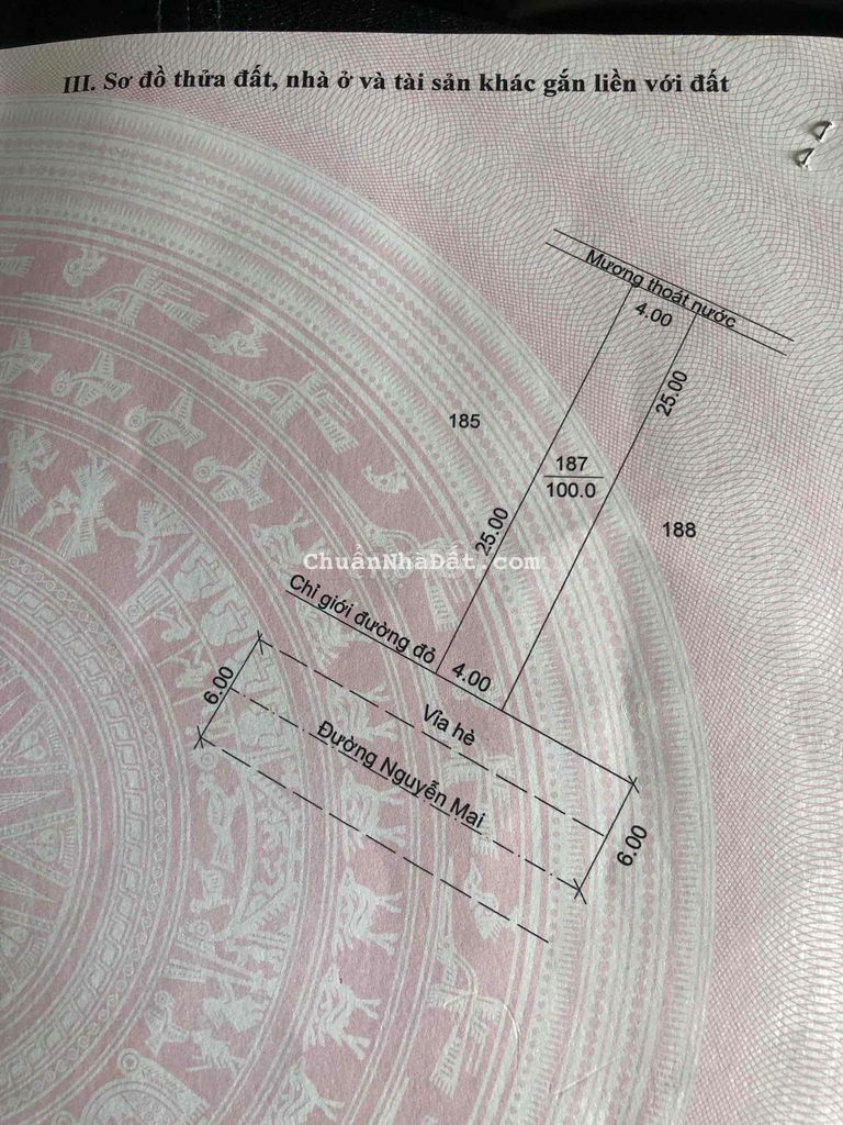 NỀN MẶT TIỀN ĐƯỜNG NGUYỄN MAI CÁCH CHỢ PHƯỜNG 8 ~ 150m NỀN MẶT TIỀN ĐƯỜNG NGUYỄN MAI CÁCH CHỢ PHƯỜNG 8 ~ 150m