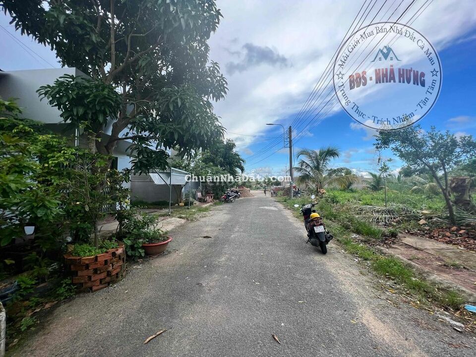 BÁN NỀN ĐƯỜNG SỐ 6 KDC PHƯỜNG TÂN XUYÊN TP CÀ MAU