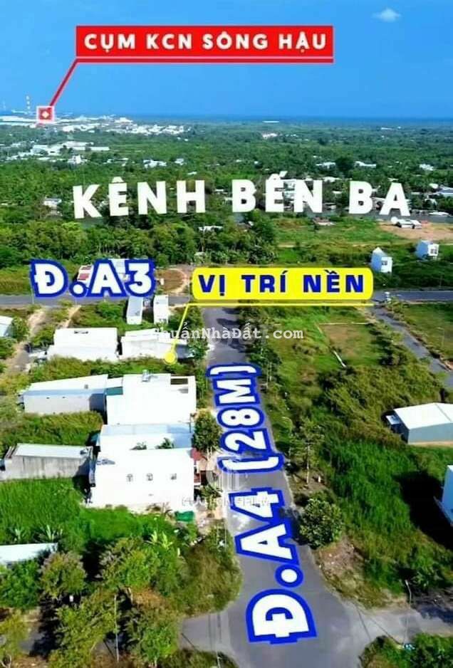 Nền 100m² đường A4 KDC Tân Phú, Cái Răng, TP. Cần Thơ