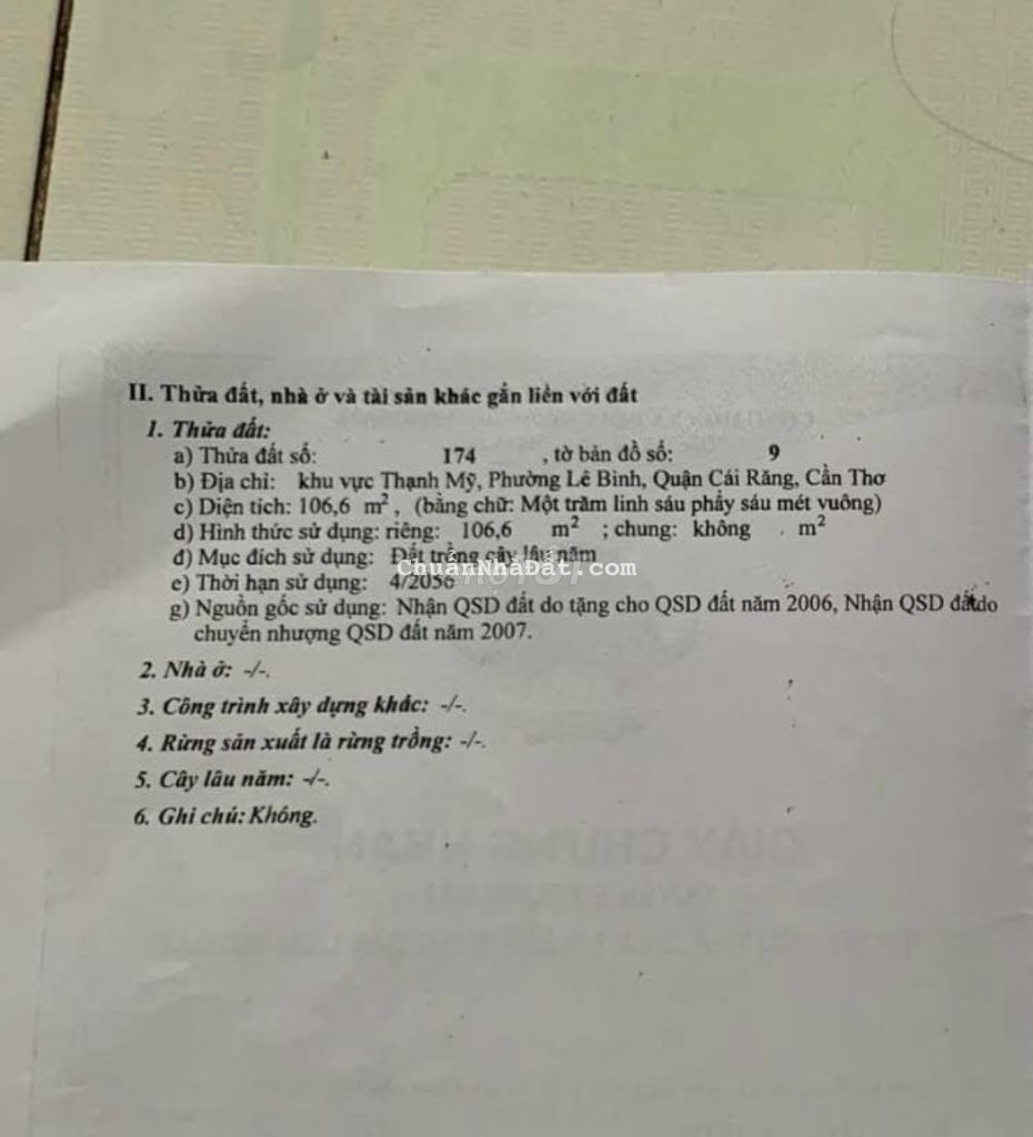 NỀN MẶT TIỀN ĐƯỜNG TRẦN CHIÊN - TẶNG NHÀ CẤP 4. GẦN ĐH TÂY ĐÔ NỀN MẶT TIỀN ĐƯỜNG TRẦN CHIÊN - TẶNG NHÀ CẤP 4. GẦN ĐH TÂY ĐÔ
