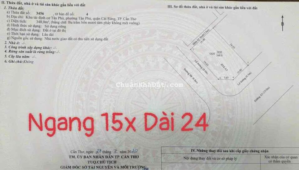 Nền góc đường số A3 và B8, KDC Tân Phú, Cái Răng, TP. Cần Thơ. Nền góc đường số A3 và B8, KDC Tân Phú, Cái Răng, TP. Cần Thơ.