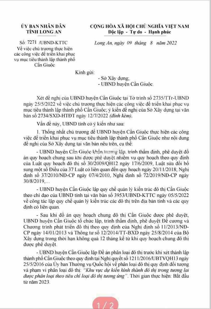 phí 2%- mặt tiền đường sát kcn long hậu giảm 700tr