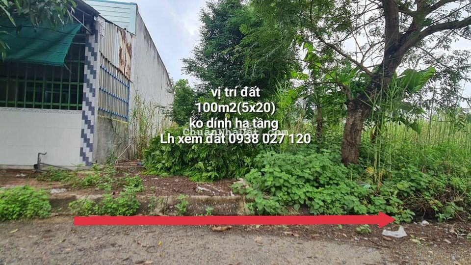 100m2 đã có sổ 2 mặt tiền trước sau kdc thái sơn đối diện công viên.