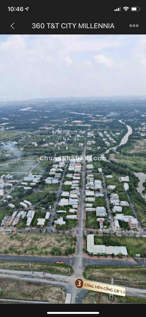 Bán Đất 100m2 Dãy B kdc Thái Sơn- T&T Long Hậu