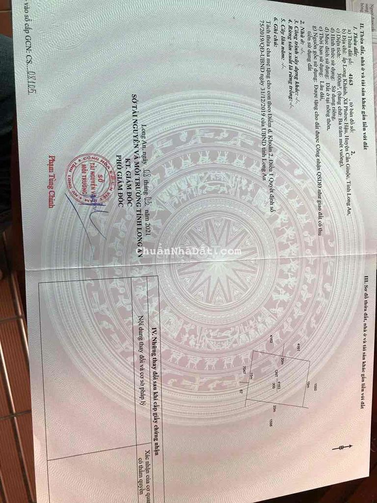 bán đất phuoc hậu cần giuộc long an