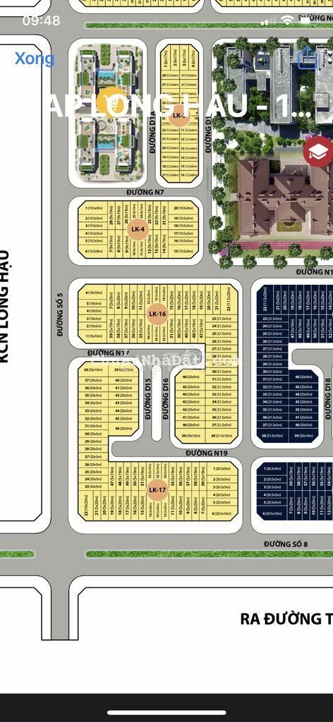 Giảm giá ngộp bán nền 95m2 gần sát đường số 5 giáp kcn Long Hậu Giảm giá ngộp bán nền 95m2 gần sát đường số 5 giáp kcn Long Hậu