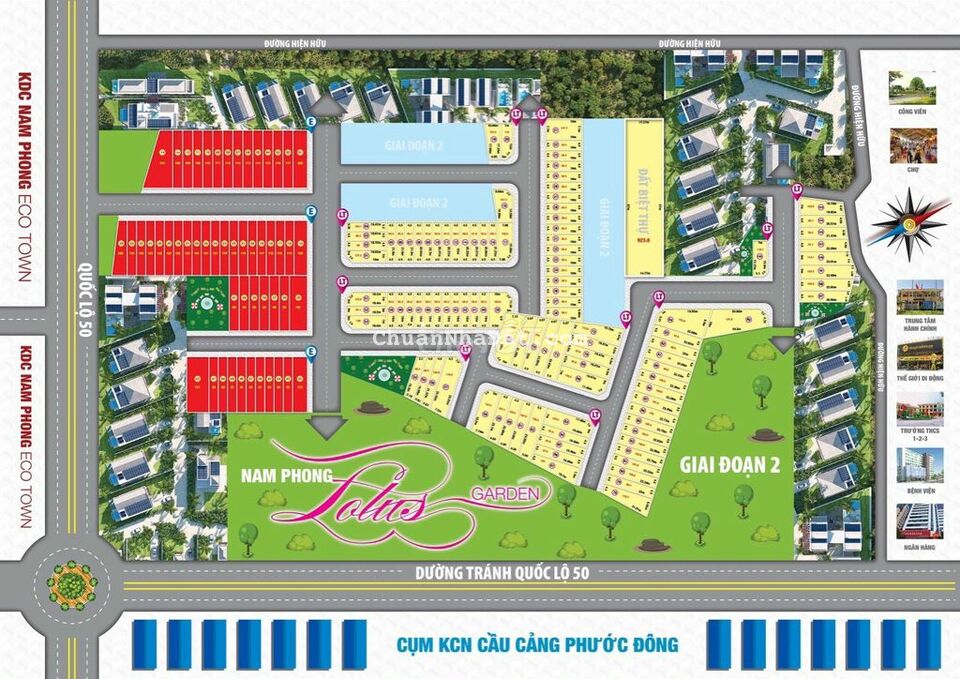 Cần bán gấp nền đẹp KDC NAM PHONG ECOTOW giá rẻ hơn thị trường