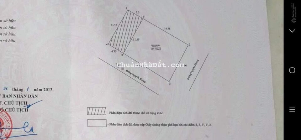Hàng kịch độc! Bán đất Cầu Giấy, mặt phố, lô góc, 177m2, mặt tiền 12m