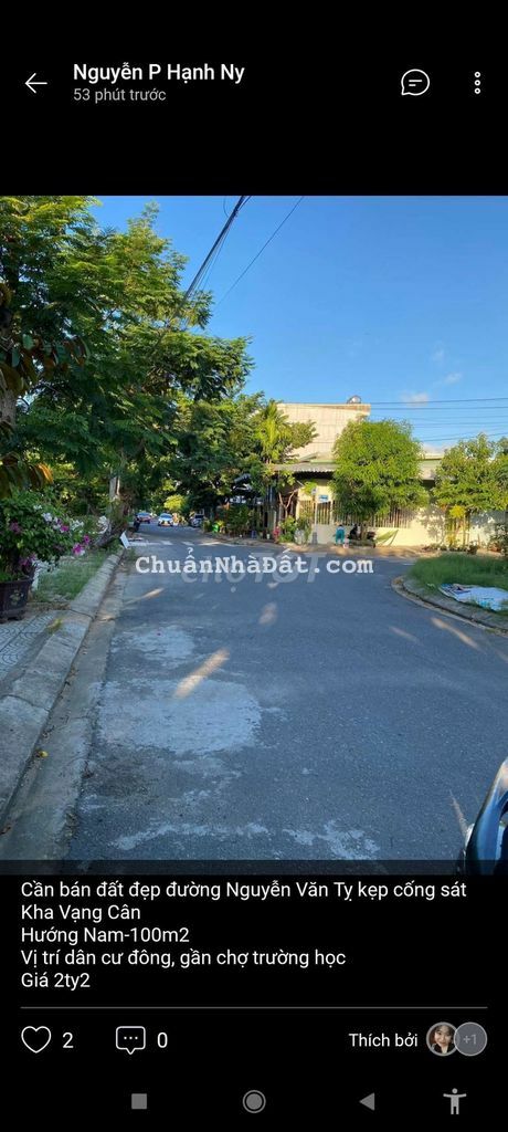 Chính chủ cần ra nhanh lô đất nhân hoà 6 sạch sẽ Chính chủ cần ra nhanh lô đất nhân hoà 6 sạch sẽ