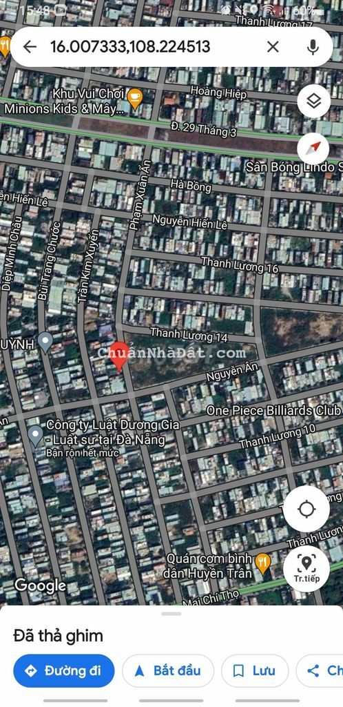 Bán lô đất Phạm Xuân Ẩn View Trường học b1.26 Phướng Hòa Xuân Cẩm Lệ Bán lô đất Phạm Xuân Ẩn View Trường học b1.26 Phướng Hòa Xuân Cẩm Lệ