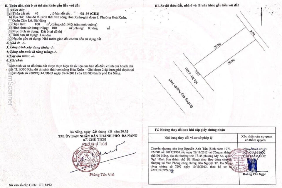 Bán đất đường Tôn Thất Dương Kỵ B1.39 - P. Hoà Xuân, Cẩm Lệ Bán đất đường Tôn Thất Dương Kỵ B1.39 - P. Hoà Xuân, Cẩm Lệ