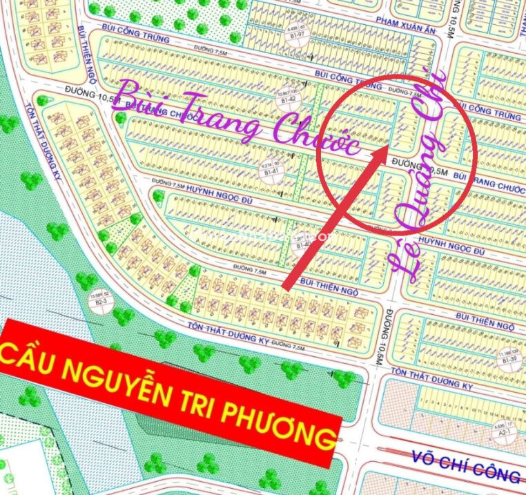 Bán đất đường Bùi Trang Chước (10m5), Hòa Xuân, Cẩm Lệ, Tp Đà nẵng