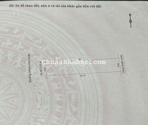 Bán gấp 150m2 Đất MT đường 5m5 Nhơn Hòa Xuân, khu Nam Cẩm Lệ, Hòa Xuân