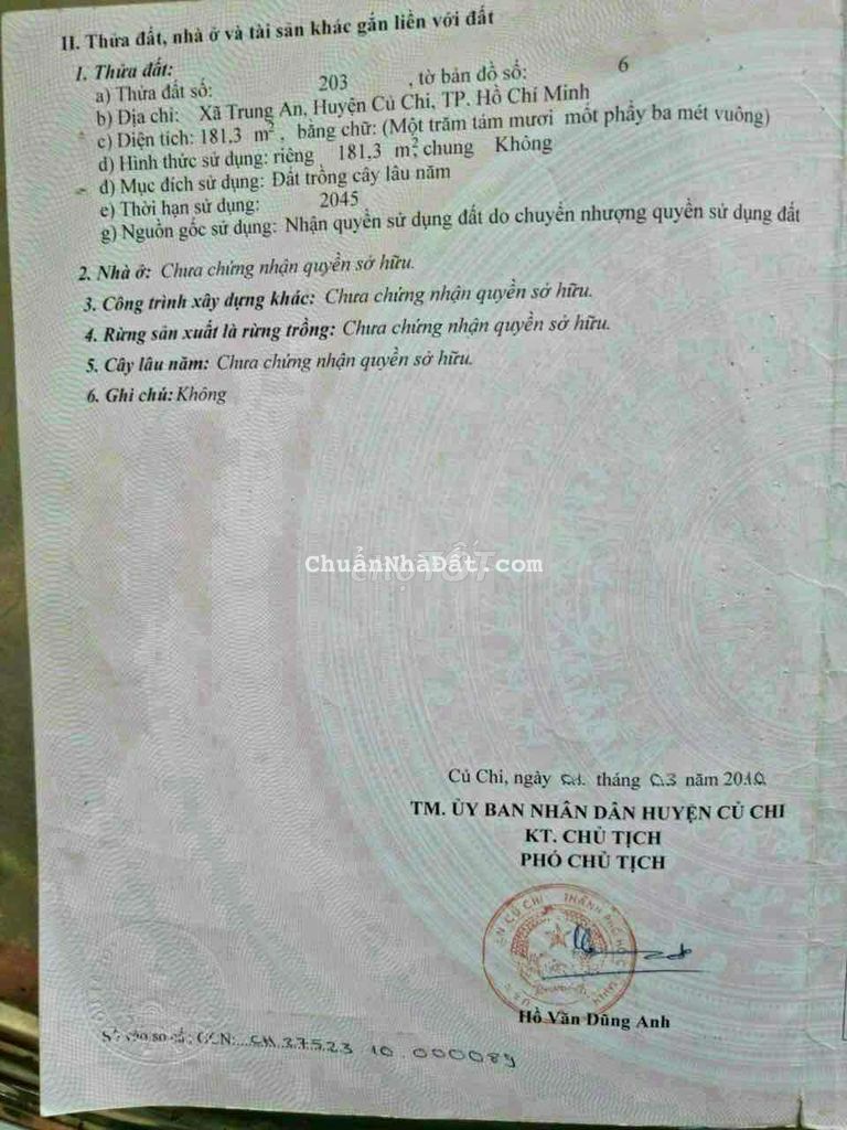 Đất đẹp (7.9x22),chưa thổ,Trung An,Củ Chi Đất đẹp (7.9x22),chưa thổ,Trung An,Củ Chi