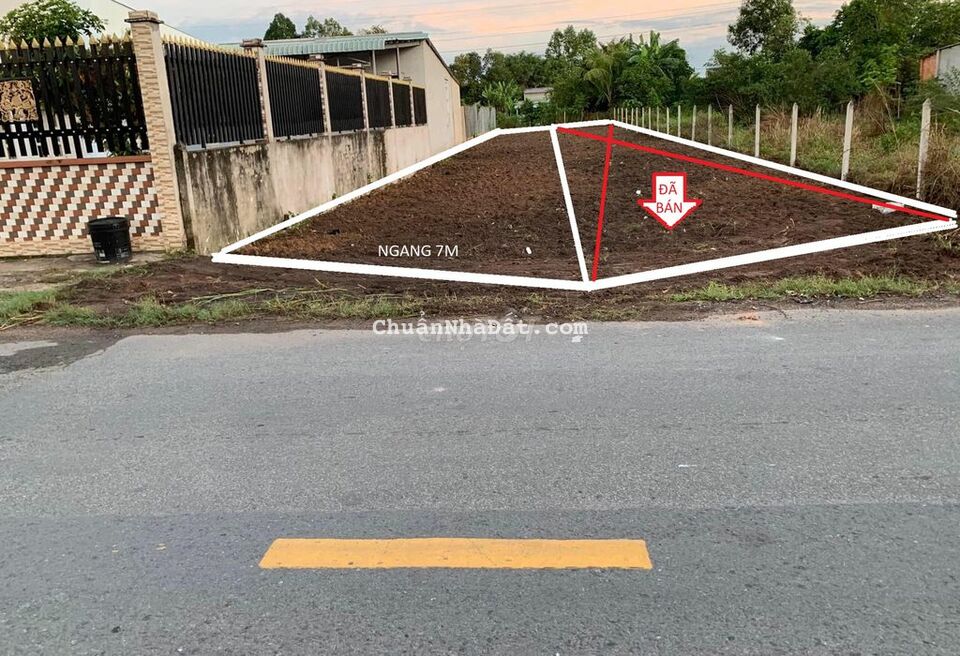 Bán Lô đất Đ. TL 8 Xã Tân An Hội Huyện Củ Chi 210m2 thổ cư giá 1 tỷ 2