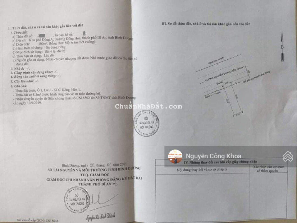 Nguồn ngộp cần bán gấp đất sổ riêng, 100m2, mặt tiền đường Nguyễn Đình Chiểu P. Đông Hòa, Dĩ An Nguồn ngộp cần bán gấp đất sổ riêng, 100m2, mặt tiền đường Nguyễn Đình Chiểu P. Đông Hòa, Dĩ An