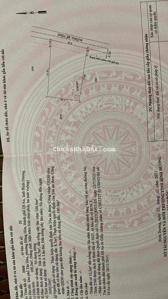 Đất sổ riêng giá rẻ vị trí trung tâm phường đông hoà sát quốc lộ 1k