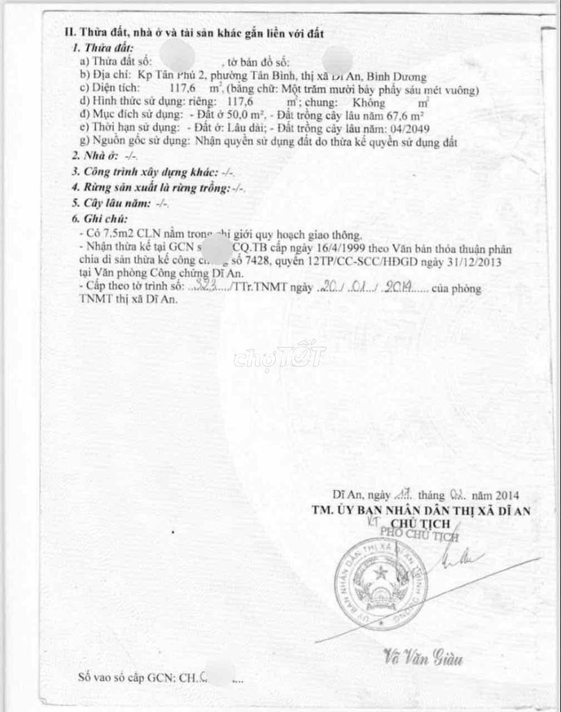 Đất sổ riêng giá sổ chung ngang 6m siêu đẹp có thổ cư tp Dĩ An