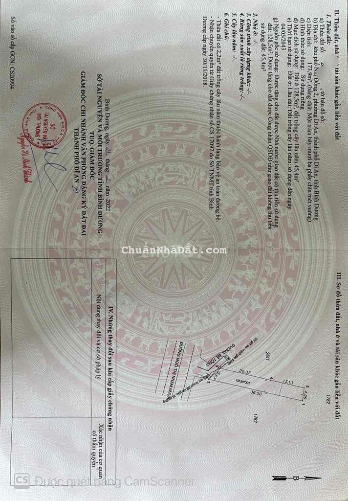 Mặt tiền ngô thị nhậm tp dĩ an bình dương giá ngộp nặng