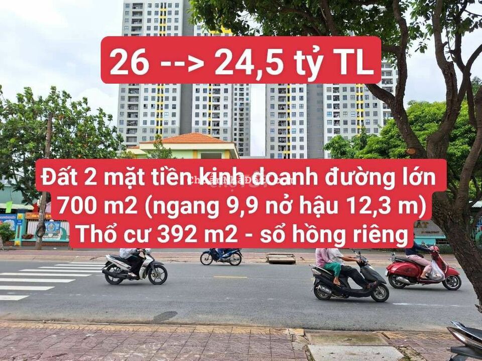🆘🆘 Đất 2 mặt tiền kinh doanh đường 20m  Lý Thường Kiệt, Dĩ An, Dĩ An