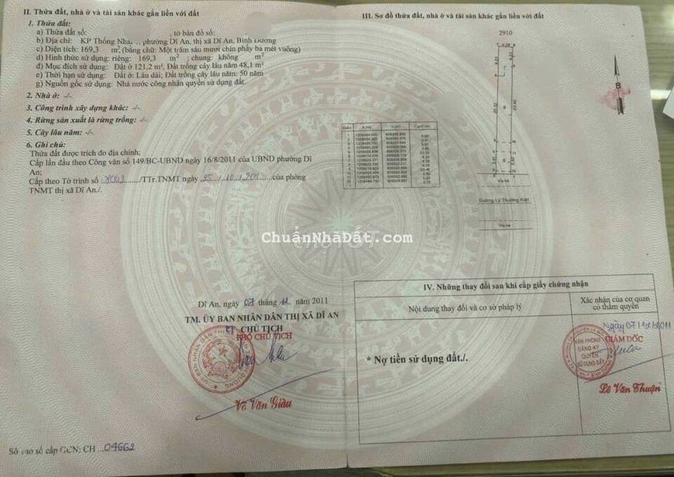 🆘🆘 Đất 2 mặt tiền kinh doanh đường 20m  Lý Thường Kiệt, Dĩ An, Dĩ An