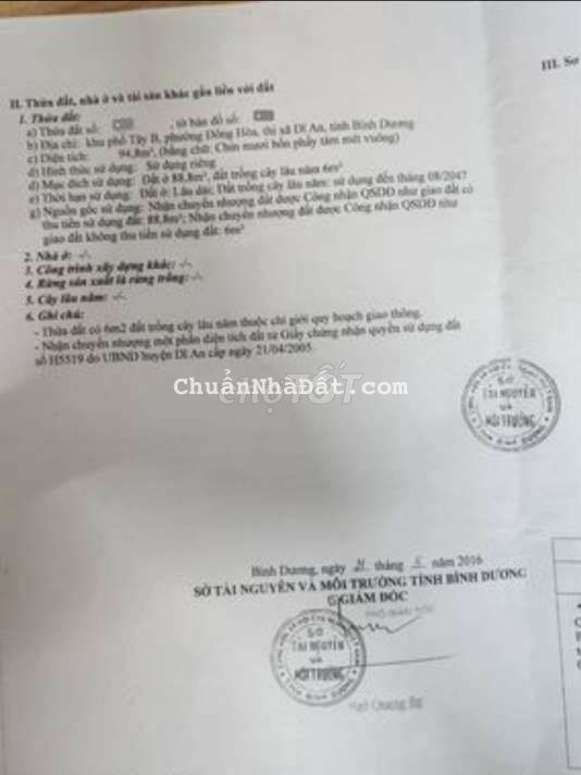 Bán Đất Sau BigC Dĩ An, Ngay Hai Bà Trưng Nối Dài Bán Đất Sau BigC Dĩ An, Ngay Hai Bà Trưng Nối Dài