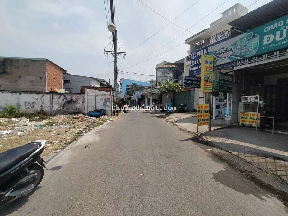 Đất Đẹp 95m Mặt Tiền kinh doanh đường Đoàn Thị Điểm, chợ Bình Đường 3