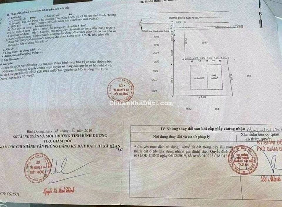 MẶT TIỀN ĐÔNG TÁC,DT 974M2 CÓ 300TC,GIA 16.5 TỈ