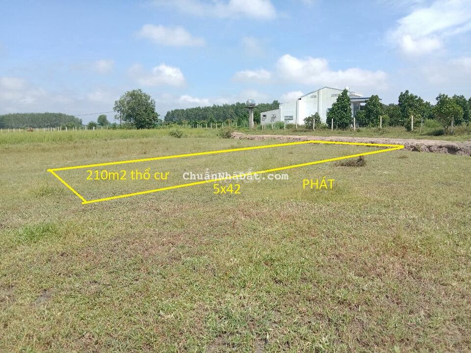 5x42 full thổ. 210m2 thổ cư. 490tr.Kiếm đâu ra nữa