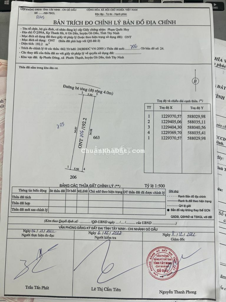 175m2 Ngay KCn Phước Đông, MT đường Betong giá đường đất chỉ 1 nền