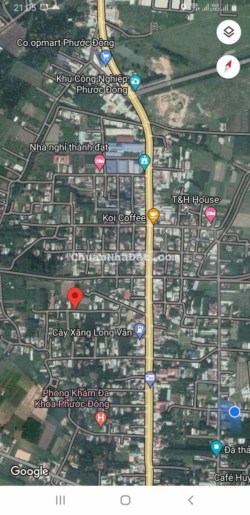 ĐẤT NGỘP NGAY CỔNG KCN PHƯỚC ĐÔNG D.TÍCH7×27MÉT