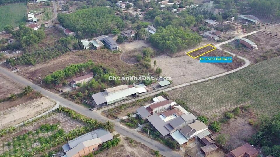 6,5x31 full thổ cư, chủ ngộp ngân hàng. Gần KCN. Bán gấp 550tr