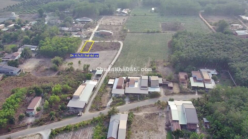 6,5x31 full thổ cư, chủ ngộp ngân hàng. Gần KCN. Bán gấp 550tr