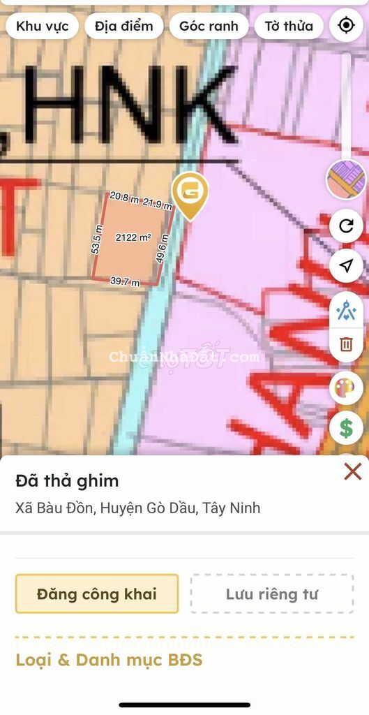 ĐẤT NGỘP 34×50MÉT, CÁCH KCN PHƯỚC ĐÔNG 3Km, SỔ HỒNG RIÊNG