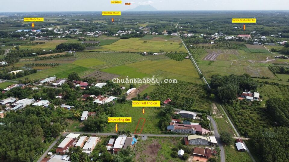 10m MT Nhựa Full thổ cư Hiệp Thạnh, Gò Dầu chỉ 1.3 tỷ