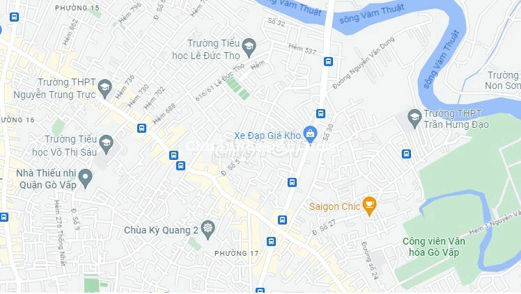 Bán lô đất trống LÊ ĐỨC THỌ hẻm 6m, vuông vức 5x17m khu Vip bàn cờ