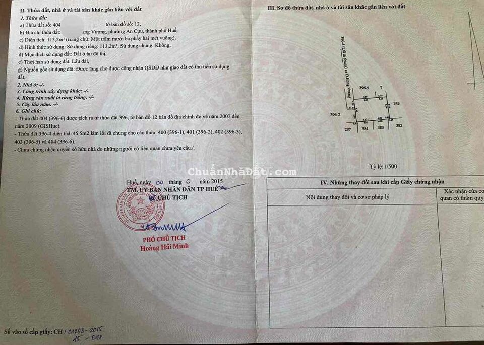 Bán đất tặng 7 phòng trọ. kiệt 246 Hùng Vương